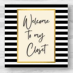 welcome to my closet